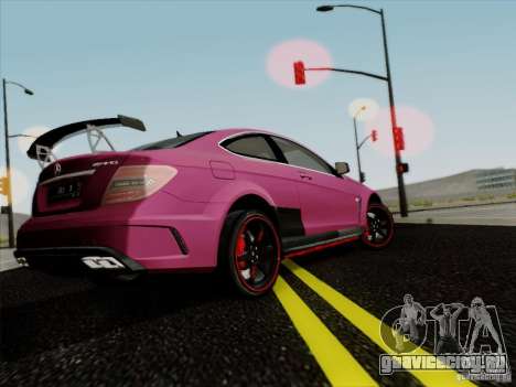 Mercedes Benz C63 AMG Coupe Presiden Indonesia для GTA San Andreas