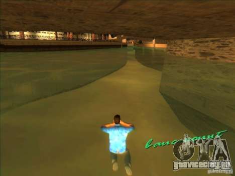 Плавание с новой анимацией для GTA Vice City