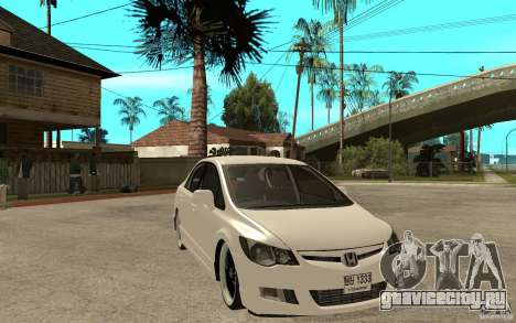 Honda Civic FD для GTA San Andreas