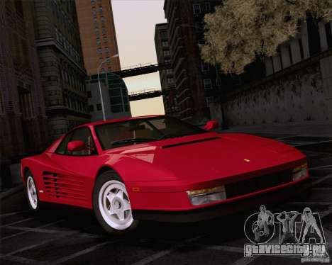 Ferrari Testarossa 1986 для GTA San Andreas