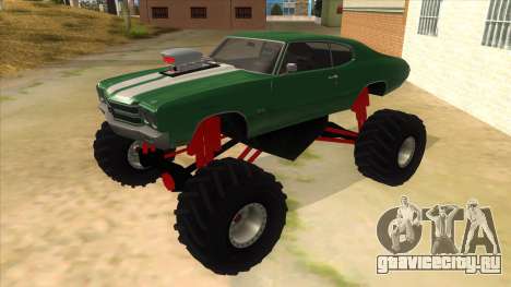 1970 Chevrolet Chevelle SS Monster Truck для GTA San Andreas