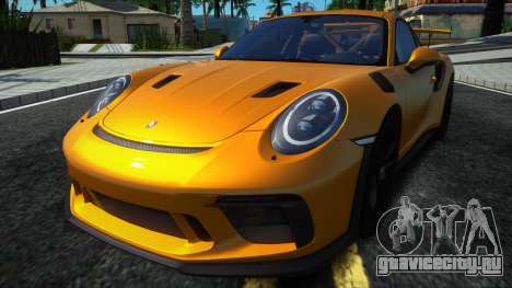 Porsche 911 GT3 RS 2018 (Real Racing 3) для GTA San Andreas